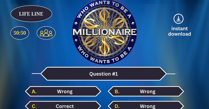  Cách làm mini game Ai là triệu phú trên Canva 