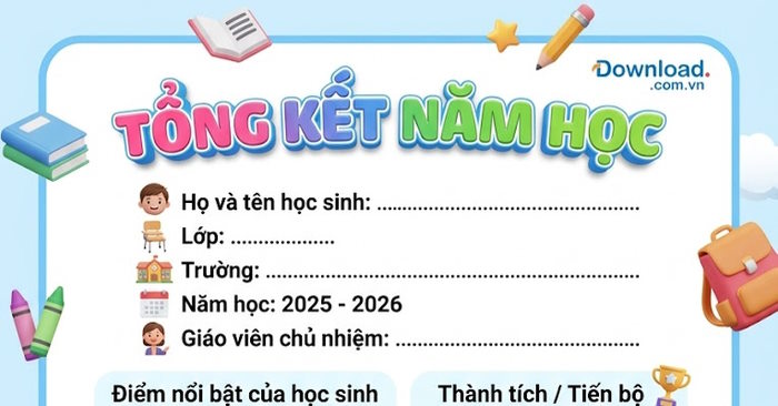  Cách làm phiếu tổng kết năm học bằng AI 