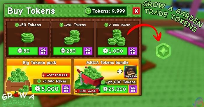  Cách lấy Trade Token trong Grow A Garden 