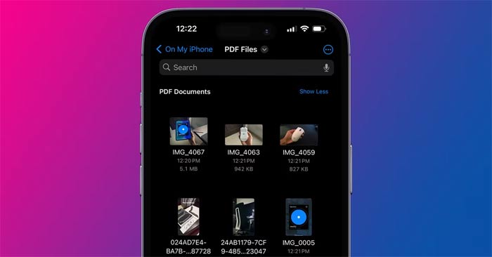  Cách lưu và chỉnh sửa ảnh dạng PDF dễ dàng trên iPhone/iPad 