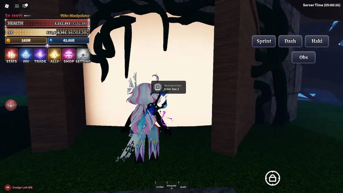 Cổng vào Sailor Piece Sea 2