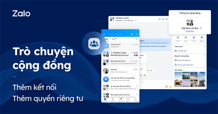  Cách nâng cấp nhóm thành trò chuyện cộng đồng trên Zalo 