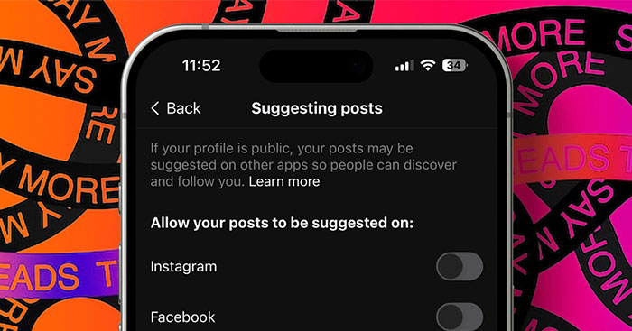  Cách ngăn bài viết và thông báo Threads hiển thị trên Instagram 