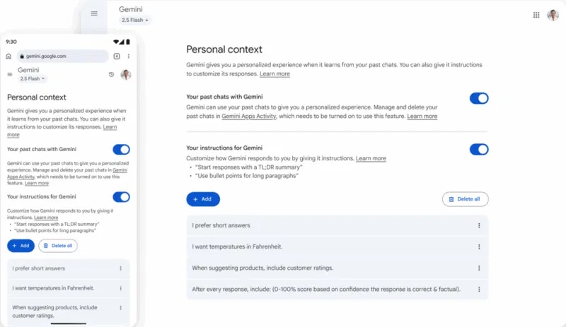  Cách ngăn Google Gemini ghi nhớ các cuộc trò chuyện cũ của bạn 