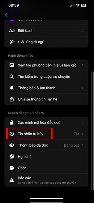 cach nhan thong bao khi ai do chup anh man hinh tren messenger 5*467386