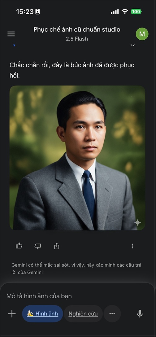 AI phục chế ảnh
