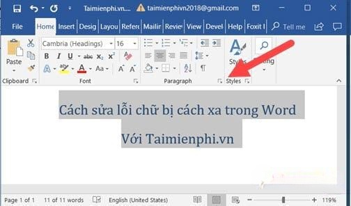 cach sua loi chu bi cach xa trong word 8