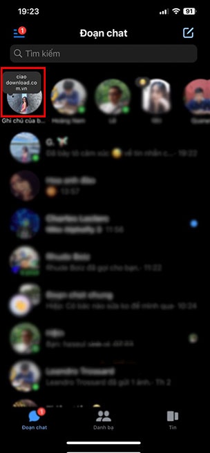 Cập nhật trạng thái, suy nghĩ trên Messenger với tính năng Ghi chú Messenger