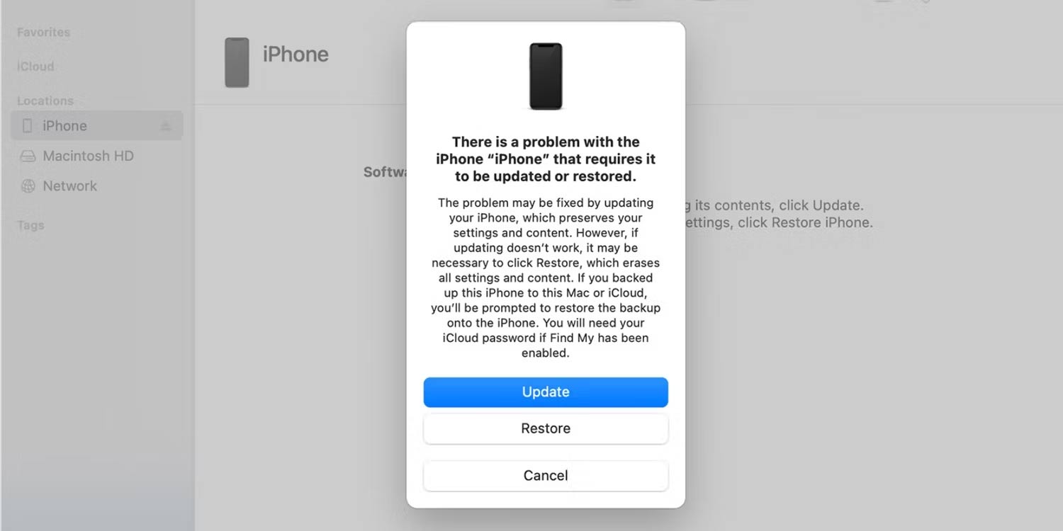 Cập nhật iPhone