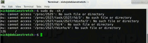 cach sua loi no space left on device tren linux 2