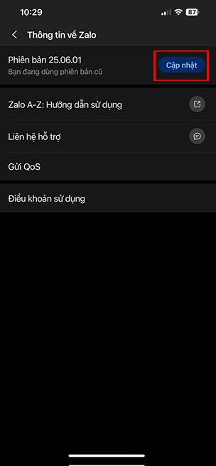 Zalo loi biometric 3*524546