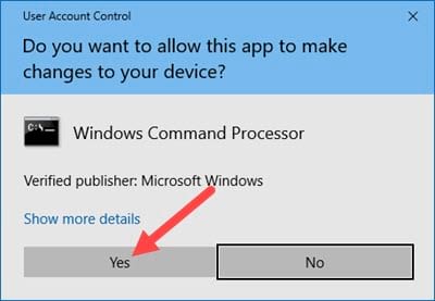 cach sua loi unidentified network tren windows 10 3