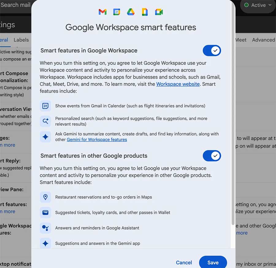  Cách tắt AI Gemini trên tài khoản Google 