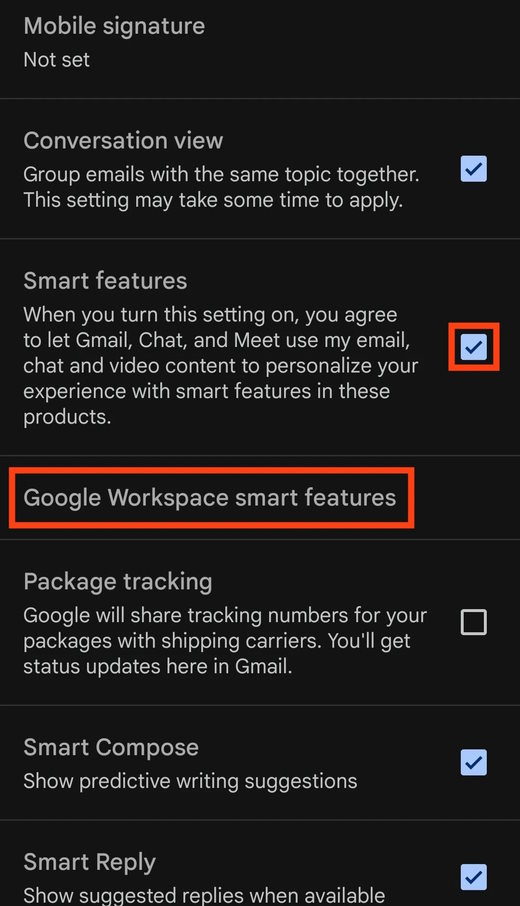 Cách tắt Gemini trong Gmail