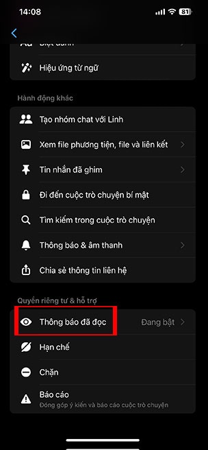 tat thong bao da doc Messenger 2*447642