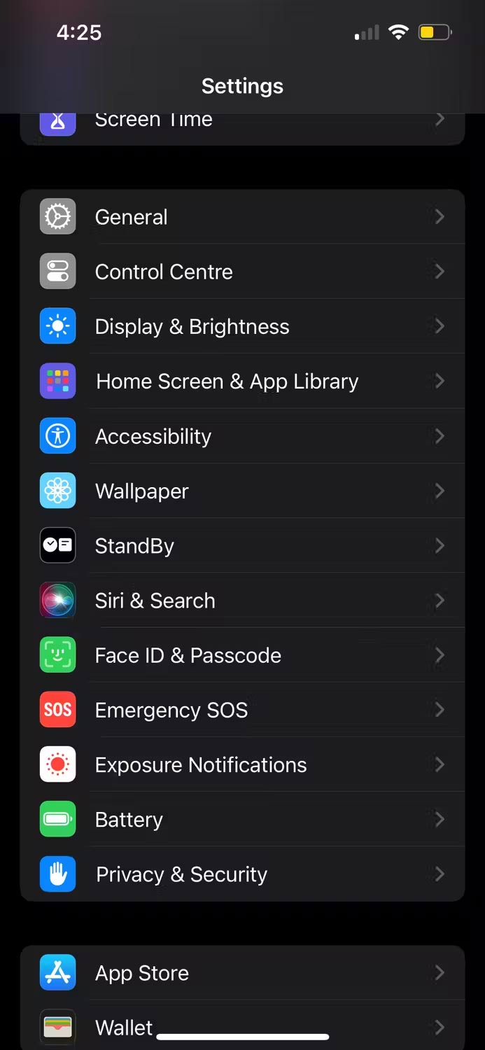 Cài đặt iPhone