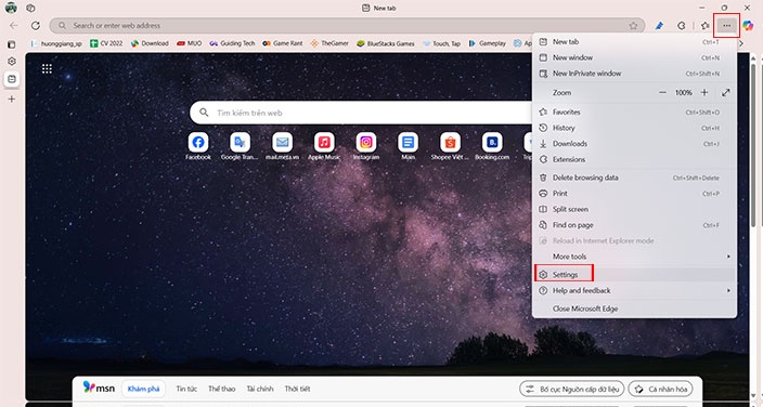  Cách thay đổi ngôn ngữ Microsoft Edge sang tiếng Việt 