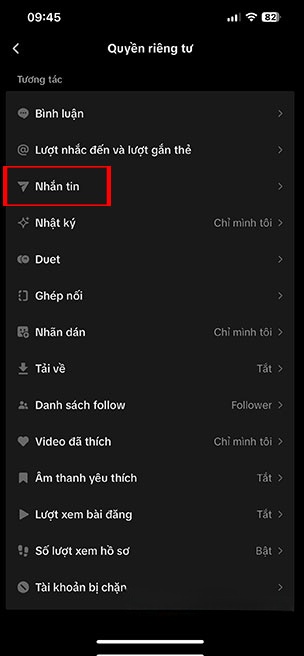 thay doi nguoi nhan tin tren TikTok 4*427930