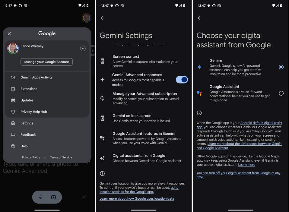 Thiết lập Google Gemini