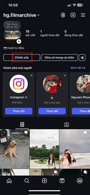 cach them link Facebook vao tieu su Instagram 7*519000