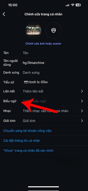 cach them link Facebook vao tieu su Instagram 8*518999
