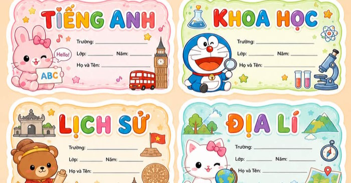  Cách thiết kế nhãn vở bằng AI 