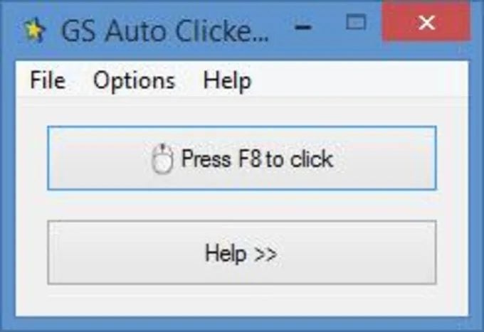 Cửa sổ GS Auto Clicker