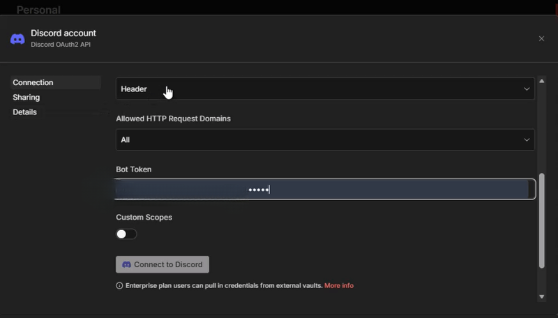 kết nối n8n với discord api