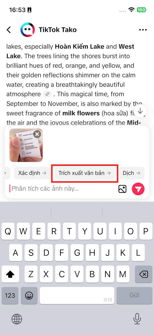 Trích xuất văn bản trong ảnh 