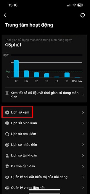 cach xem lai video da xem tren tiktok 4*492536