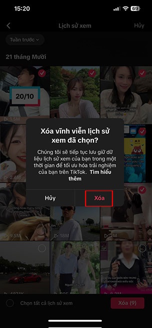 cach xem lai video da xem tren tiktok 9*492540