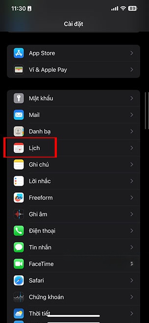  Cách xem lịch âm trực tiếp trong Lịch trên iPhone 