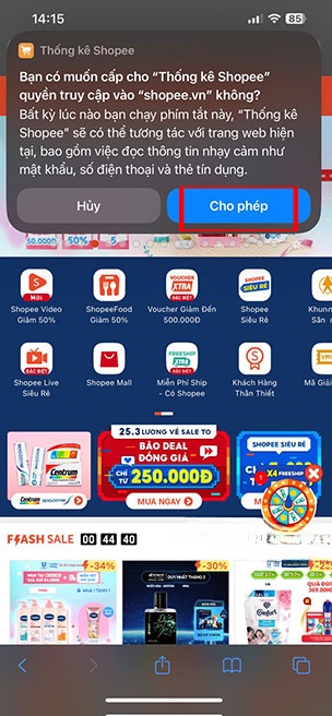 cach xem thong ke shopee bang phim tat iphone 11*464129