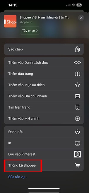 cach xem thong ke shopee bang phim tat iphone 9*464125