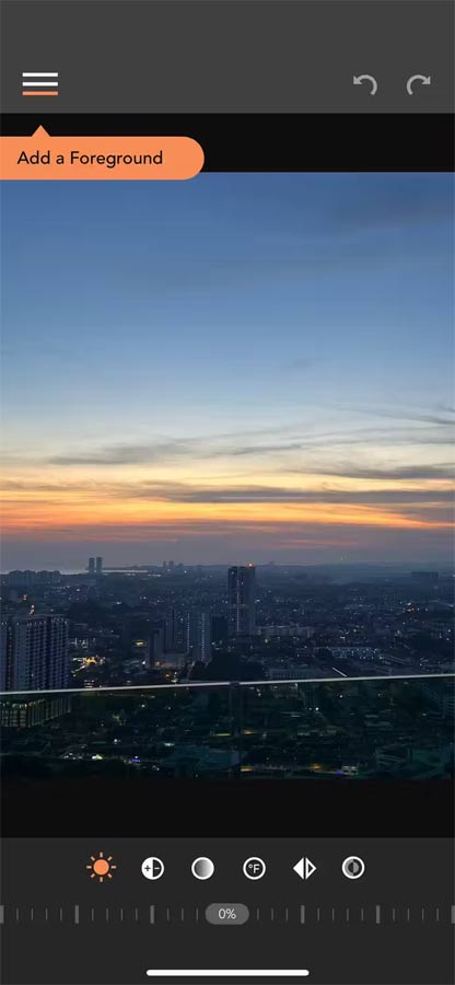 Chỉnh nền phía trước