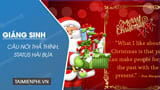 Cap giáng sinh thả thính, Stt Noel hài hước đêm giáng sinh
