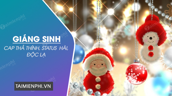 cap giang sinh tha thinh
