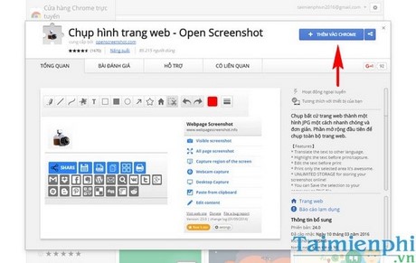 Chụp toàn bộ trang web trên trình duyệt Cốc Cốc