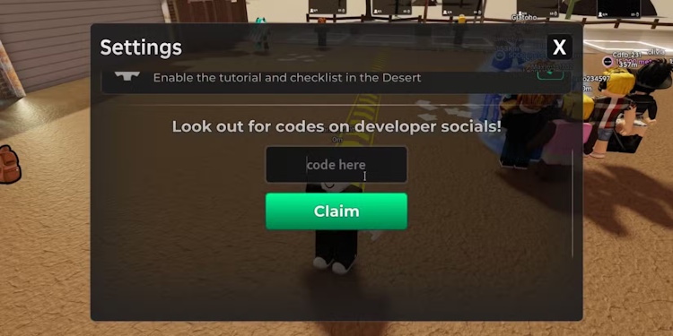 Đổi code A Dusty Trip