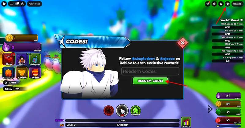Đổi code Anime Astral Simulator