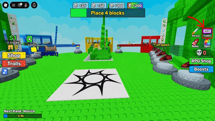Tùy chọn đổi code Bridge Battles