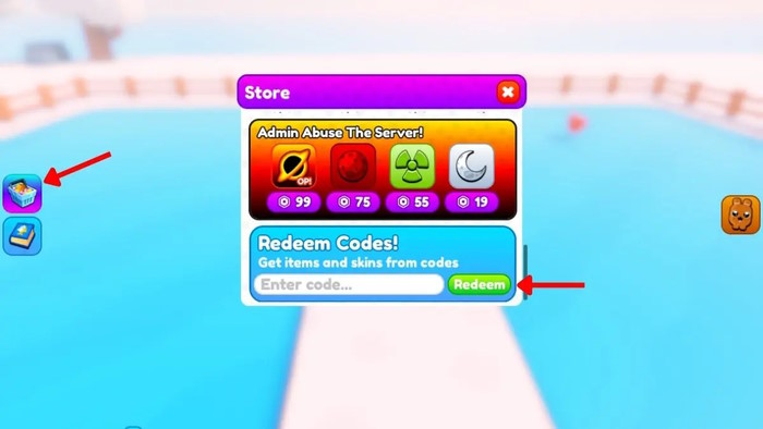 Màn hình đổi code Farm a Fish