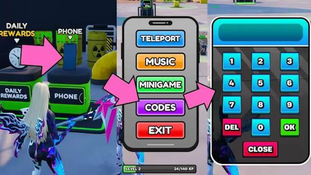 Cách nhập code Nuclear Tycoon trong Fortnite 