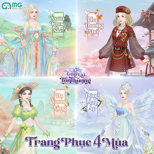 Gặp Gỡ Tôn Thượng sở hữu bộ sưu tập trang phục cực đẹp mắt với đa dạng phong cách để người chơi trang bị cho nhân vật
