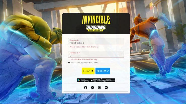 Đổi code Invincible: Guarding the Globe 