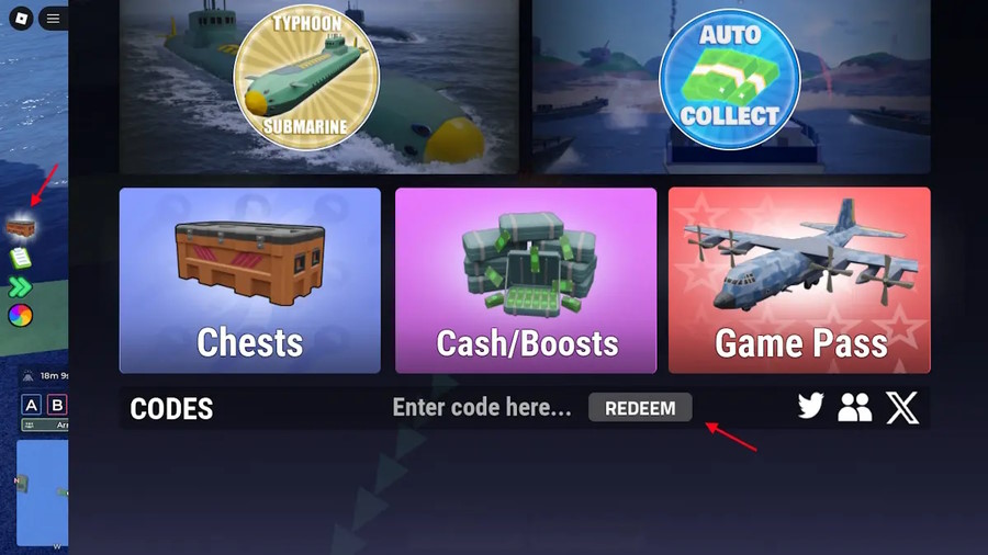 Đổi code Navy Tycoon