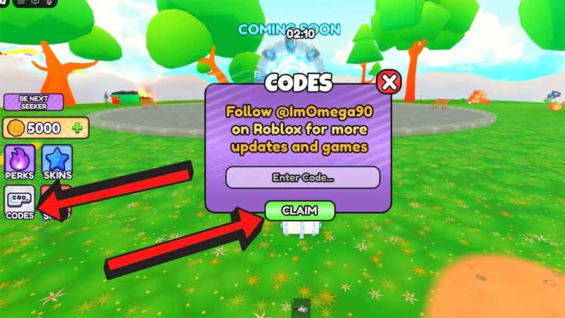 Code Roblox Paint and Seek
