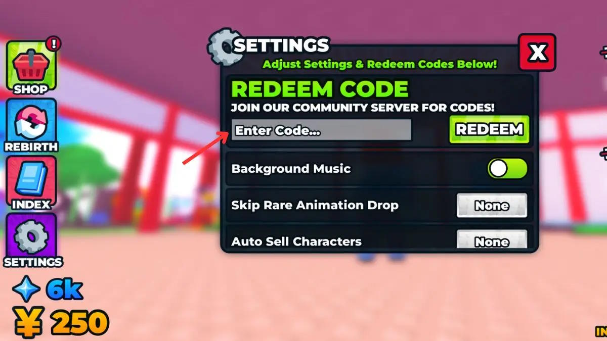 Cách đổi code Spin a Anime