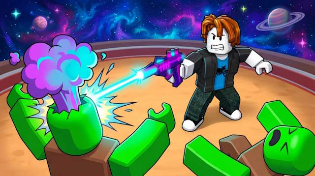 Survive Zombie Arena là game bắn zombie nổi bật trên Roblox
