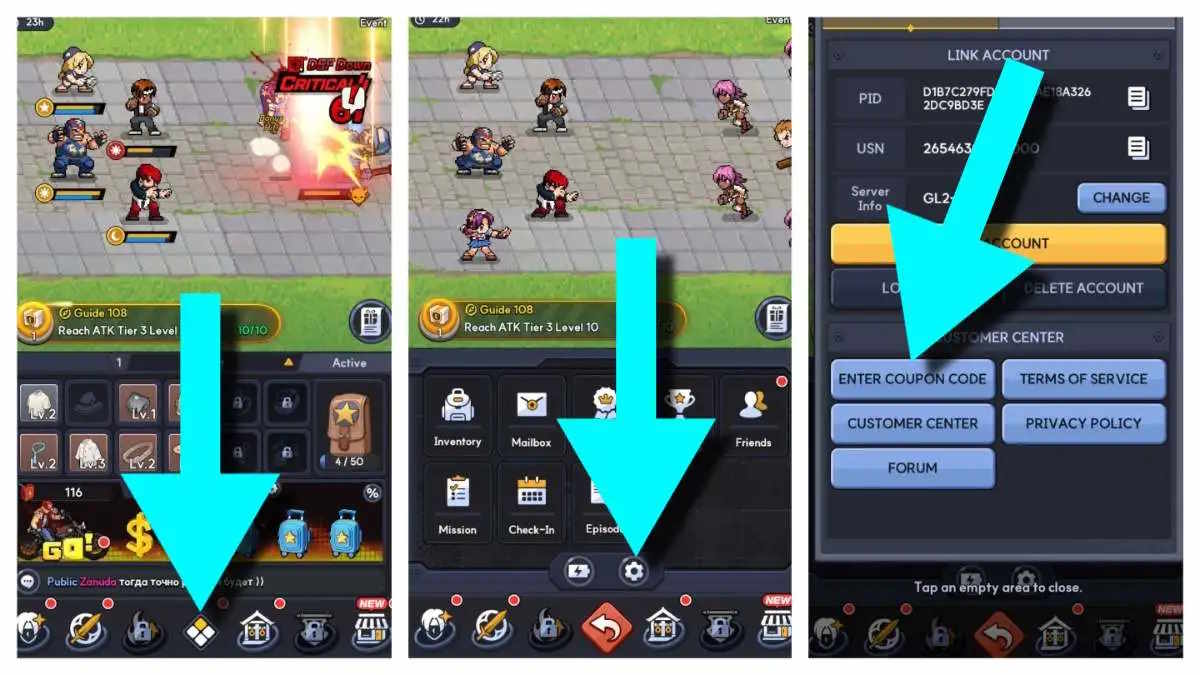 Đổi code KOF AFK